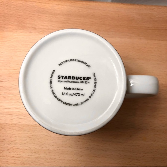 Starbucks Global Collectors Brown Tan Coffee  2016 Mug 16 Oz - Picture 9 of 9